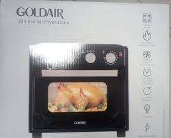 GOLDAIR 23L AIR FRYER OVEN WITH STAINLESS STEEL FINISH
