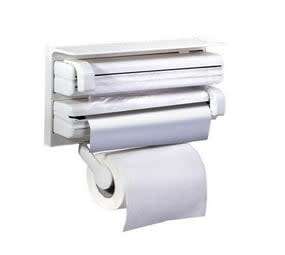 Triple dispenser -foil-cling wrap- paper towel