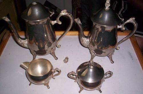 SILVER PLATED TEA SET