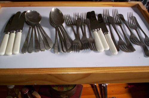 BONE HANDLE SHEFFIELD ENGLAND SET