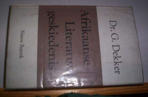 AFRIKAANSE LITERATUUR GESKIEDENIS