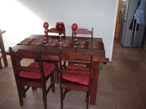 4 Seater Wooden Dining Table and Chairs