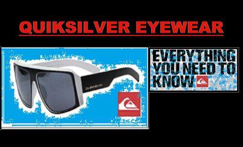 QUIKSILVER MENS BEACH SUNGLASSES WAYFARER