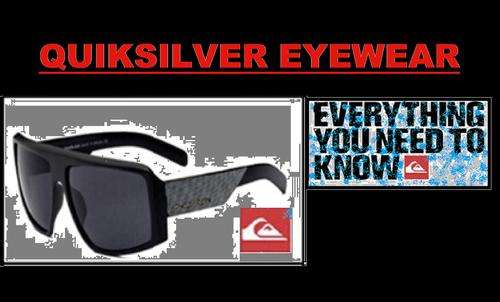 QUIKSILVER MENS BEACH SUNGLASSES WAYFARER