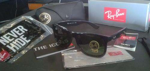 RAY BAN 4165 SMOOTH BLACK SUNGLASSES
