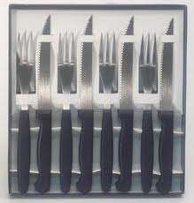 8pce Steak Knife & Fork Set by EETRITE