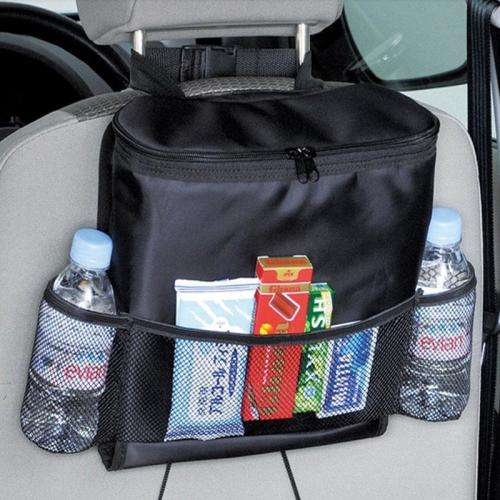 CAR SEAT ORGANIZER:STORE YOUR BELONGINGS WITH EASE - SEAT BACK ORGANIZER WITH COOLER,MESH POCKETS