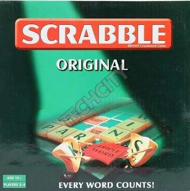 SCRABBLE ORIGINAL MINI BRAND CROSSWORD GAME