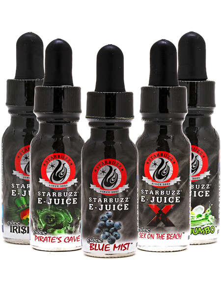 E-Liquids Starbuzz smoke juice flavours 15ml-Various