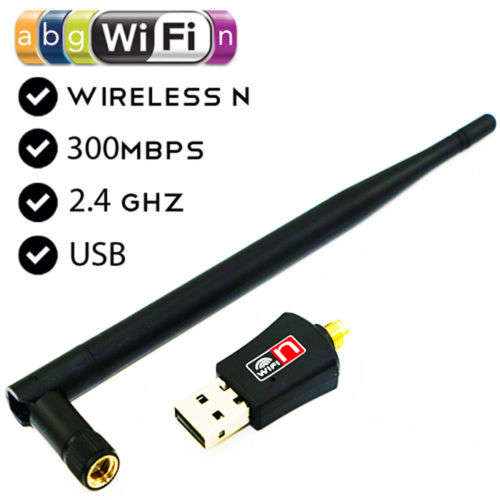 Wireless USB dongle 300Mbps USB WiFi Adapter