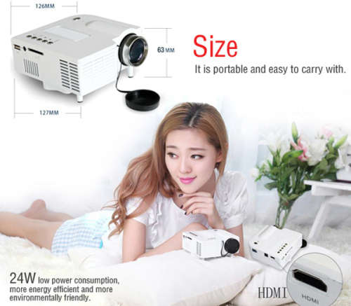 Mini Portable LED Projector