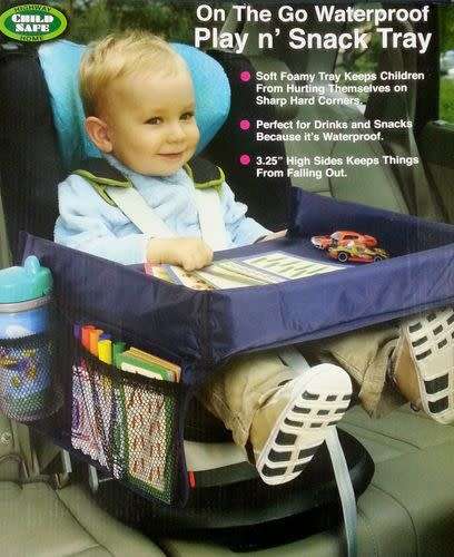 ON THE GO WATERPROOF PLAY N' SNACK CAR SEAT TRAY