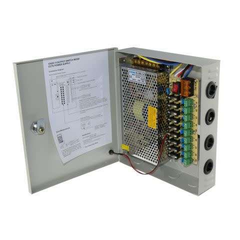 CCTV Power Supply Box 9 Channel