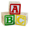 Alphabetic Wooden Blocks - 27 pieces