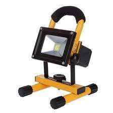10W LED Rechargeable Cordless Flood Light Spot Portable Lamp
