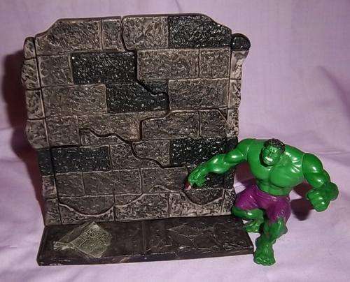 A HULK SMASHING THROUGH A WALL FIGURE