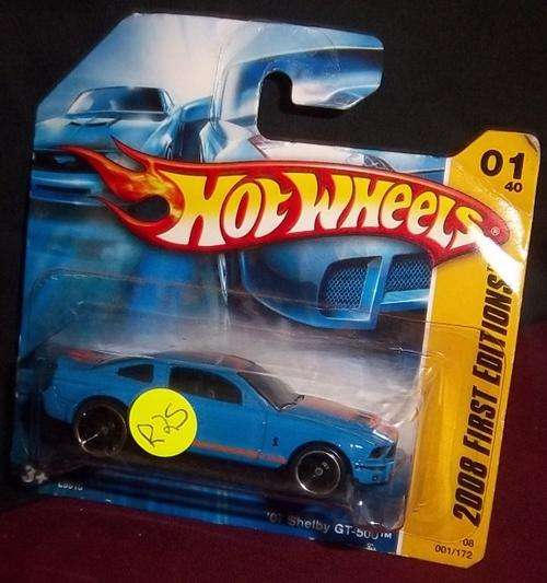 A BOXED HOTWHEELS 2008 1ST EDITION, '07 SHELBY GT-500