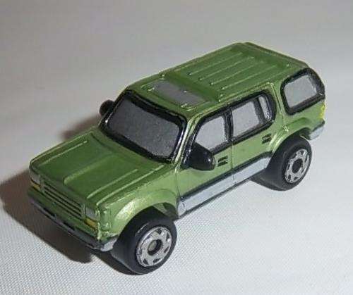 A GREEN DOUBLE CAB BY MICRO MACHINES