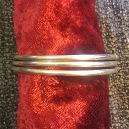 Set of 3x 925 Sterling Silver Bangles