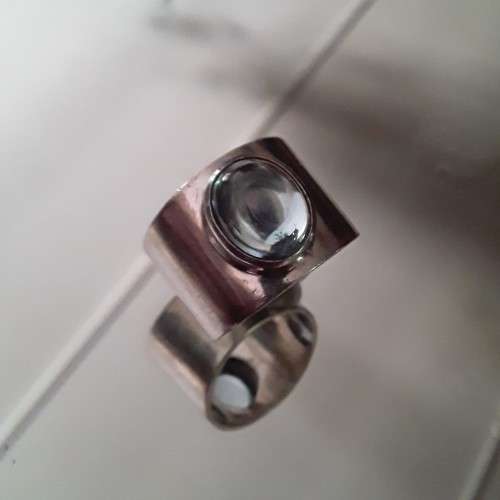 Moonstone set in 925 Sterling Silver Ring