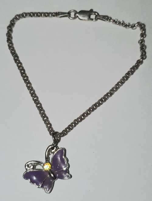 Butterfly Charm on Bracelet