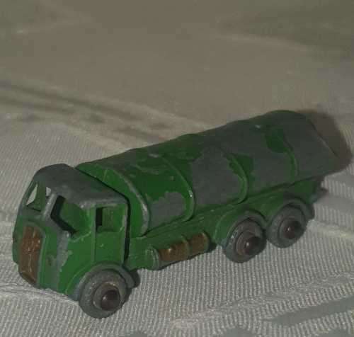 Matchbox no. 11 ERF road tanker. Metal Wheels
