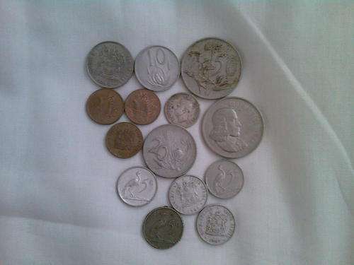 14 ASSORTED SOUTH AFRICAN COINS