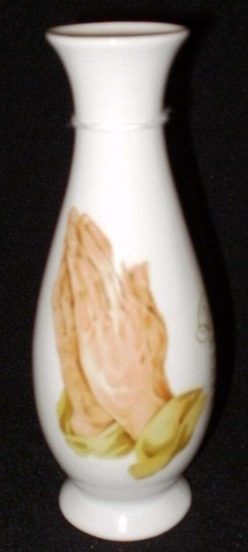 A VERY NICE PRAYING HANDS VASE