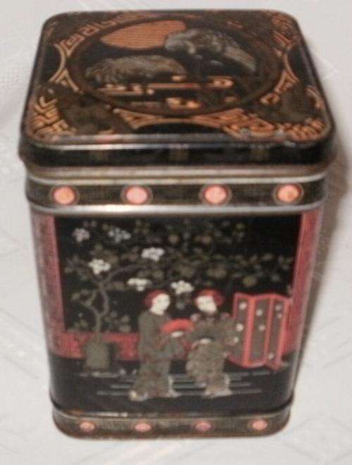 OLD CHINESE DECORATED TIN