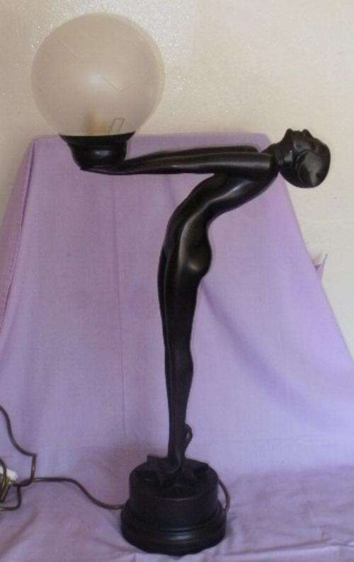 A STUNNING ART NOUVEAU STYLE LAMP........WOW.........