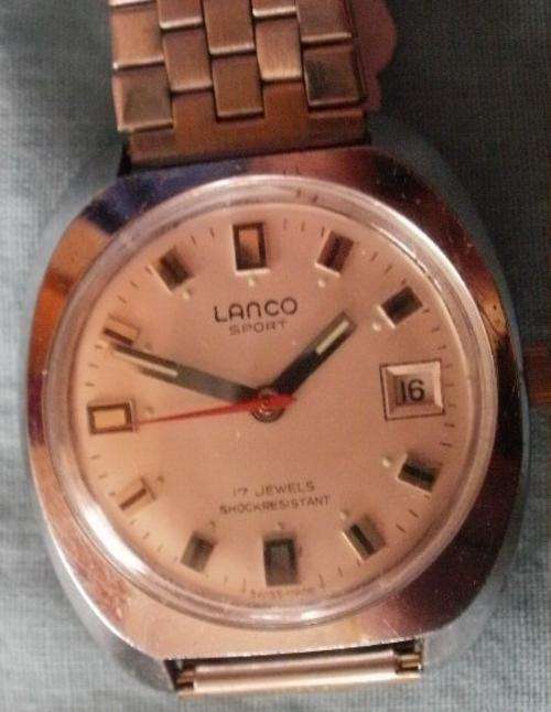 MEN'S MECHANICAL LANCO WRIST WATCH