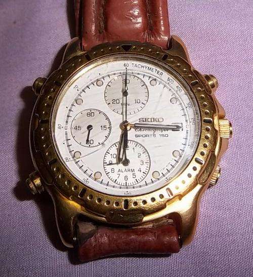 Seiko chronograph sports 150 value cheap