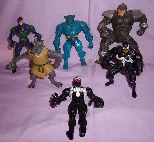 X6 FIGURES - BEAST, VENOM, RHINO.......