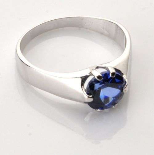 **Certified** 1.20ct Natural Blue Tanzanite Solitaire Ring - SPARKLY!!
