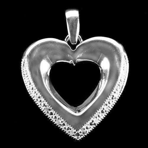 Genuine Diamond Heart Pendant