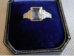 **EGL Certified 1.85Ct Diamond & Tanzanite Ring** Stunning!