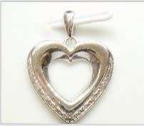 Genuine Diamond Heart Pendant