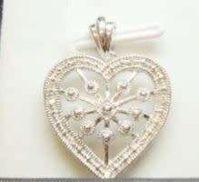 **Genuine Diamond Heart Pendant**