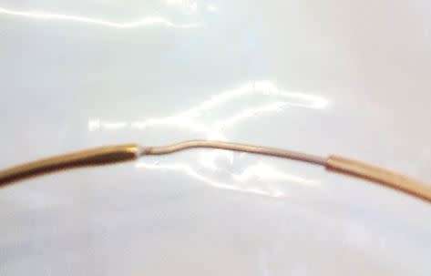 **Huge 9ct Gold Wire Hoop Earrings - 60mm**