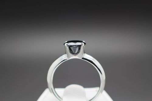 **1.35cts Genuine Natural Black Diamond Ring** FREE USA Certificate $875**