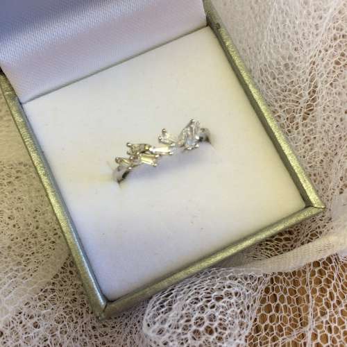 Arthur Kaplan Baguette Cubic Zirconia Ring - Stunning!