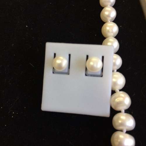 GENUINE CULTURED PEARLS | 45CM | FREE EARRINGS | CLASSIC and ELEGANT