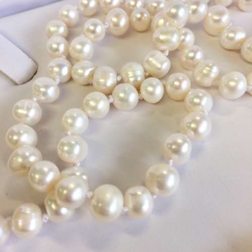 GENUINE CULTURED PEARL NECKLACE | OPERA LENGTH 84CM | CLASSIC AND ELELGANT