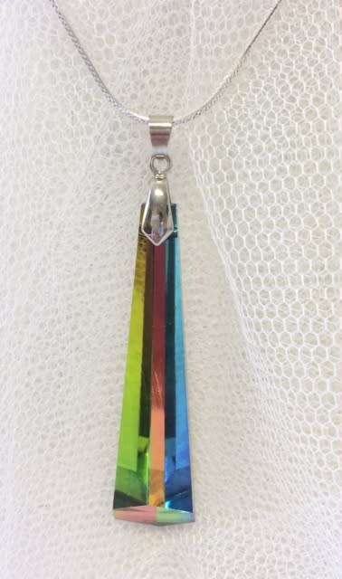 SALE 60MM RAINBOW CRYSTAL PENDANT - AMAZING COLOURS (PENDANT ONLY)