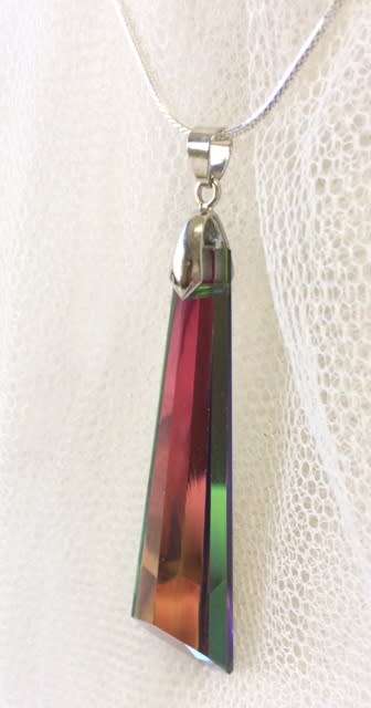 SALE 60MM RAINBOW CRYSTAL PENDANT - AMAZING COLOURS (PENDANT ONLY)