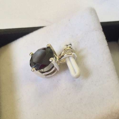 CERTIFIED 2CT GENUINE NATURAL BLACK DIAMOND PENDANT