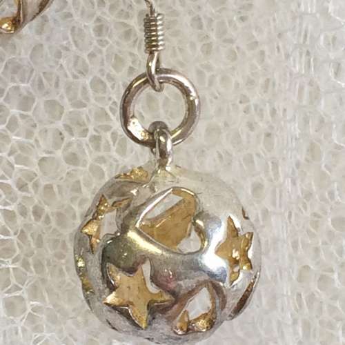 Stock Clearance! Heart, Star and Moon Earrings - Solid Sterling Silver 4.5g