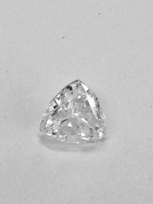 1.77ct White Trillion Moissanite - Stunning Sparkle