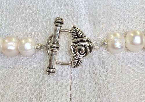 Genuine Freshwater Pearl and Semi-Precious Necklace