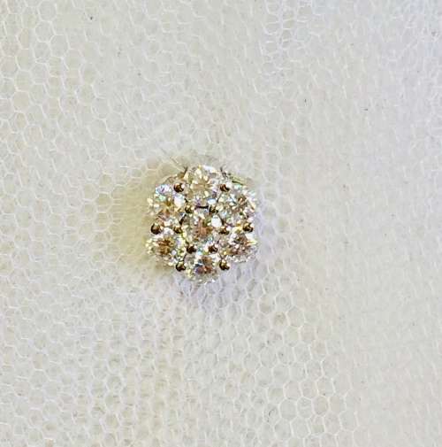 VALENTINES! 2.0tcw White Moissanite Flower Pendant - Stunning Sparkle!